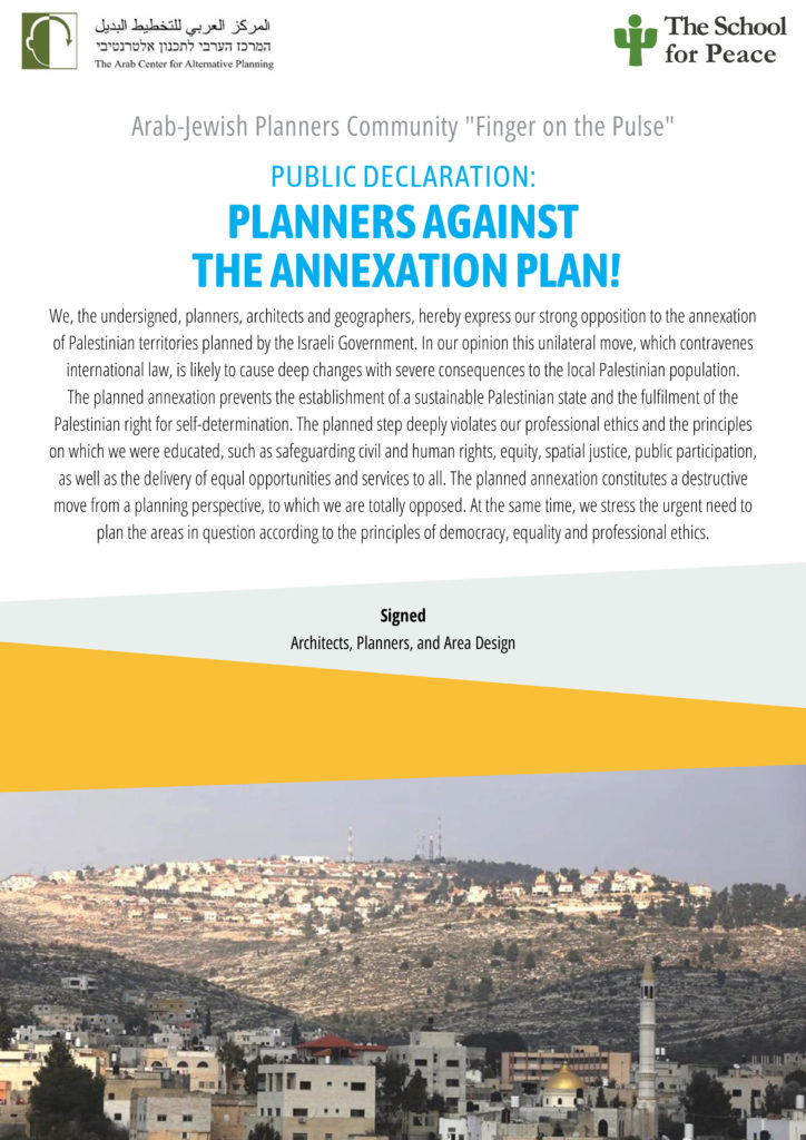 declaration by planners, for signature